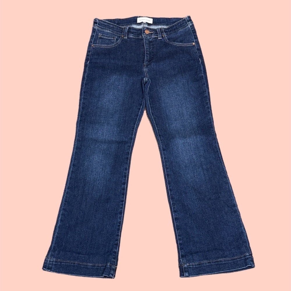 Risen Jeans Women’s High Rise Ankle Bootcut Jeans Blue Sz 5/27